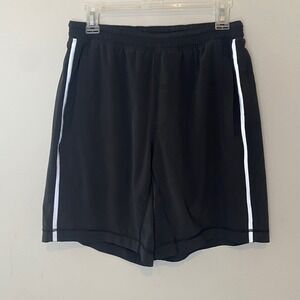 Lululemon Run: Response Mens Black Running Shorts Reflective Athletic Size Large